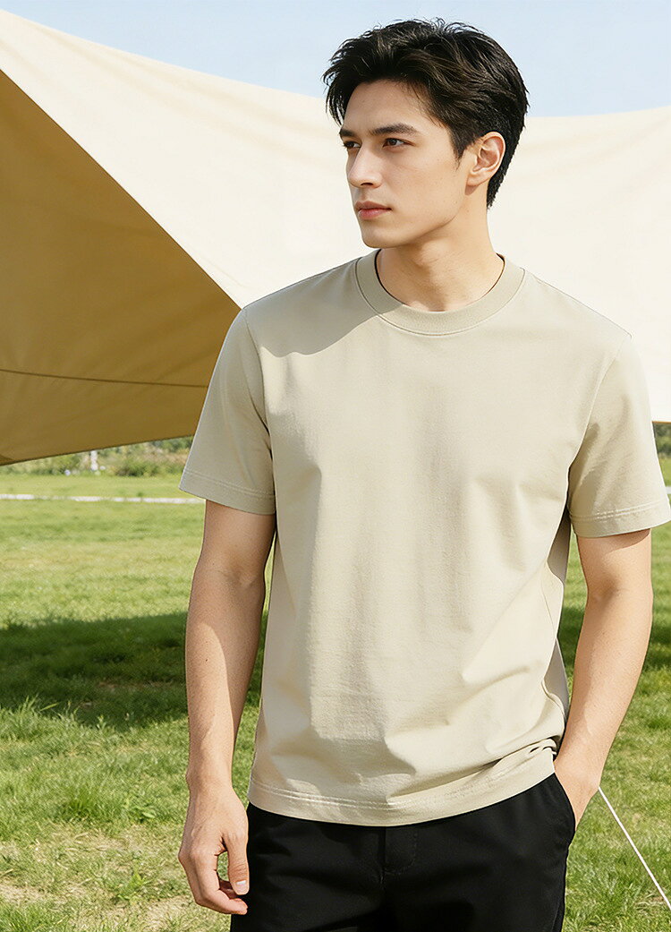 樂天商城 - Tシャツメンズ 夏用 冷感 薄手 半袖 メンズ ウェア 半袖tシャツ ゆったり 大きいサイズ 半袖 メンズtシヤツ 通気性 丸首 カジュアル