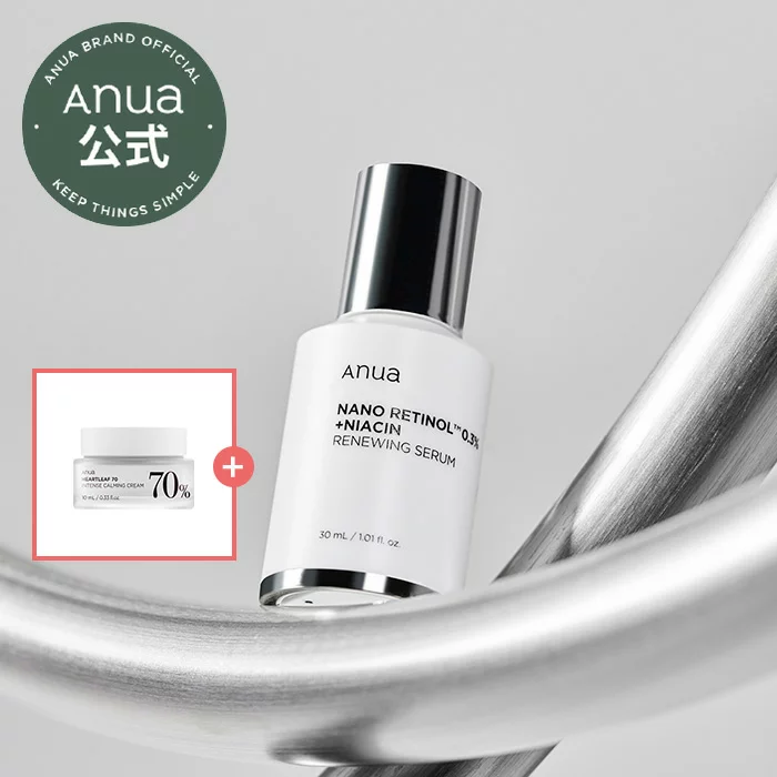 【ANUA公式】【ナノレチノール0.3 ナイアシンリニューイングセラム30ml】美容液 アンプル セラム ビタミン レチノール 弾力 トーンアップ 黒ずみ くすみケア シミ 美肌 トラブルケア ハリ ツヤ肌 トラブル肌 スキンケア 化粧品 アヌア