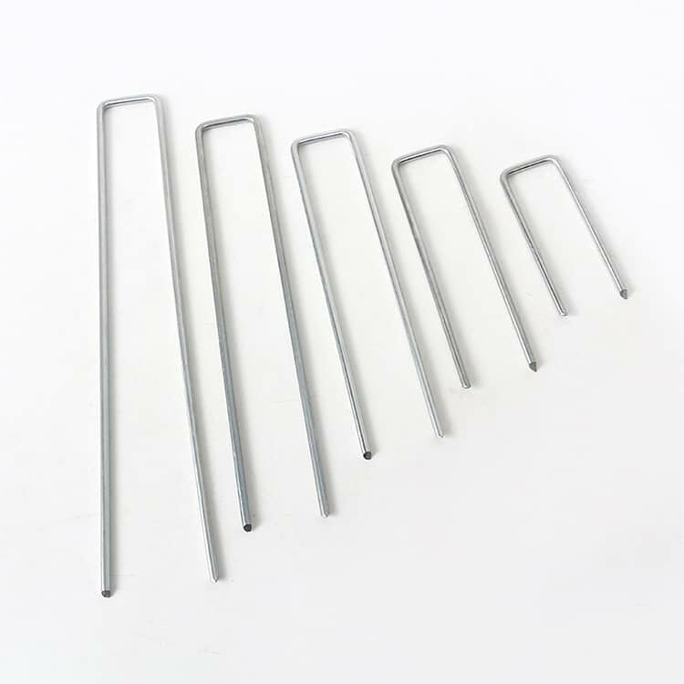 太さ3mm 太さ3mm U型 ピン 100本セット 人工芝 固定ピン 不織布 防草シートピン U...