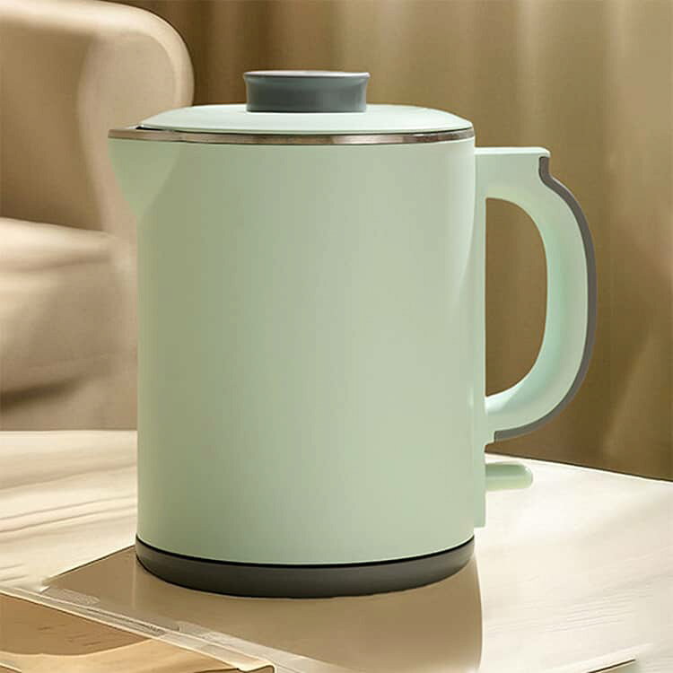 電気ケトル 小型 1000ml 800W コンパクト 6分沸騰 304ステンレス お湯生活 ミニケトル ポータブルケトル 沸騰後自動OFF 空焚き防止 蓋取り外し可能 電気ポット 湯沸かし器 二層構造 お手入れ簡単 オフィス 旅行出張 家庭用 ホテル用 子供の調乳 節電 anuenue-k-10010341 アヌエヌエ サンプル画像3