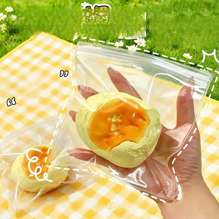バッグ 50枚セット ケース スクイーズ パウチ 小分け スクイーズ袋 全12サイズ クリア スクイーズ 袋 8×12cm バッグ入り スクイーズレジン用 DIY 替え袋 にぎにぎ 15×15cm 13×13cm 12×12cm 10.5×10.8cm スクイーズ袋 7×10cm anuenue-k-10007693 アヌエヌエ サンプル画像2