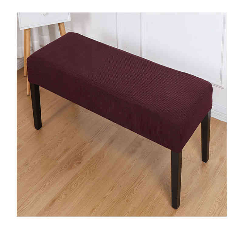 ベンチカバー ベンチシートカバー ダイニングベンチカバー 長椅子カバー 長座面チェアカバー 座面カバー 保護カバー ストレッチ 伸縮素材 丸洗い可能 飾り 簡単着脱 インテリア雑貨 長方形 無地 耐久性 洗える   [2]