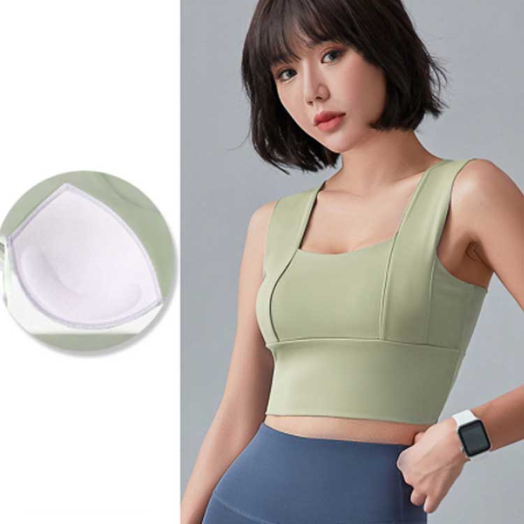 ブラ フィットネス スポーツ スポーツブラ 下着 ノンワイヤーブラジャー ブラジャー ブラ ヨガウェア トップス 胸を小さく見せる ホットヨガ カップ付 ヨガ 着痩せ 下着 揺れない 運動 部活 速乾 吸汗 ブラトップ パッド スポブラ