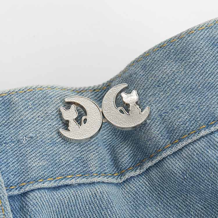 4個セット サイズ直し 調節 デニム ウエストアジャスター ウェストアジャスター ウェスト セルフウエスト調整 バックル サイズ直し ウエスト調整 ジーンズ ウエスト調整ボタン ズボン お直し 簡単 クリップ サイズ調整 ウェスト 男女兼用 金具 3