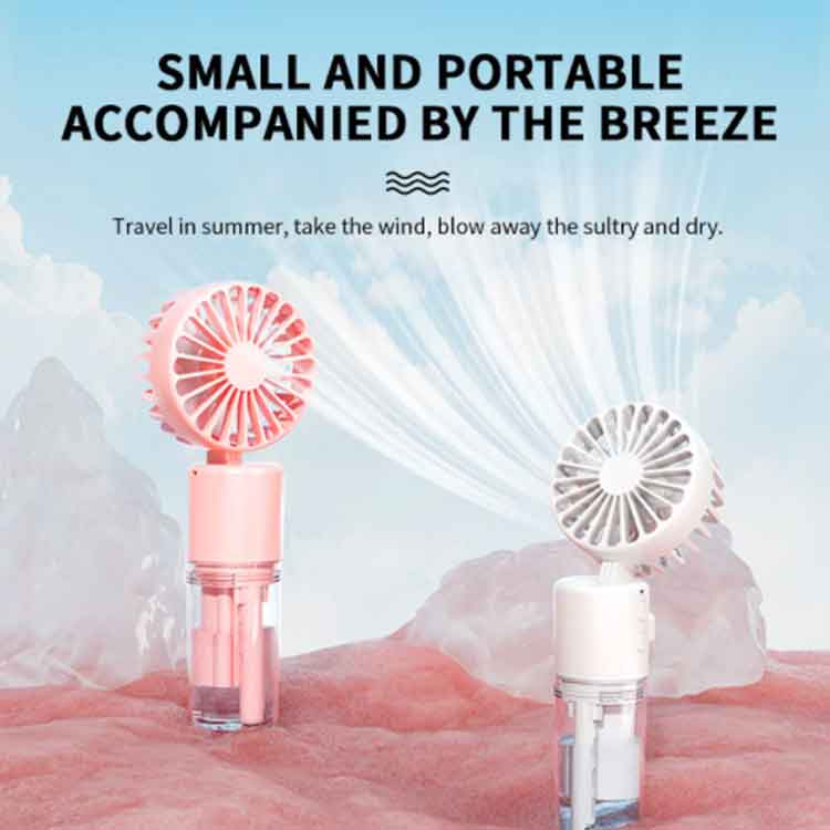 アウトドア 3段階風量調節 静音 ミスト ウォーターミストファン 扇風機 手持ち 卓上扇風機 ハンディファン USB充電式 ミニファン 折り畳み式 加湿機 静音手持ち 扇風機 小型 タンク 除湿器 多機能 水分 補水 補給 オフィス 噴霧器