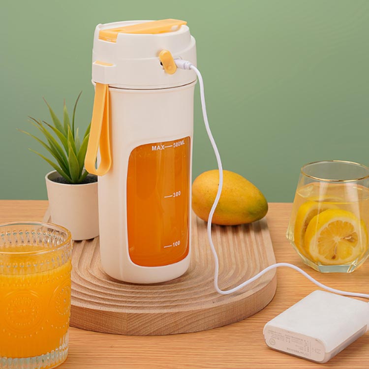 ジューサー ミキサー 氷も砕ける ジュースミキサー ジュース 洗いやすい コードレス 500ml 持ち運び 充電式 TYPE-C充電 軽量 ジュースブレンダー 離乳食用 介護食 離乳食 野菜 お手入れ 栄養補充 スムージー 果物 一台多役 簡単 小型 anuenue-k-10005109 アヌエヌエ サンプル画像3