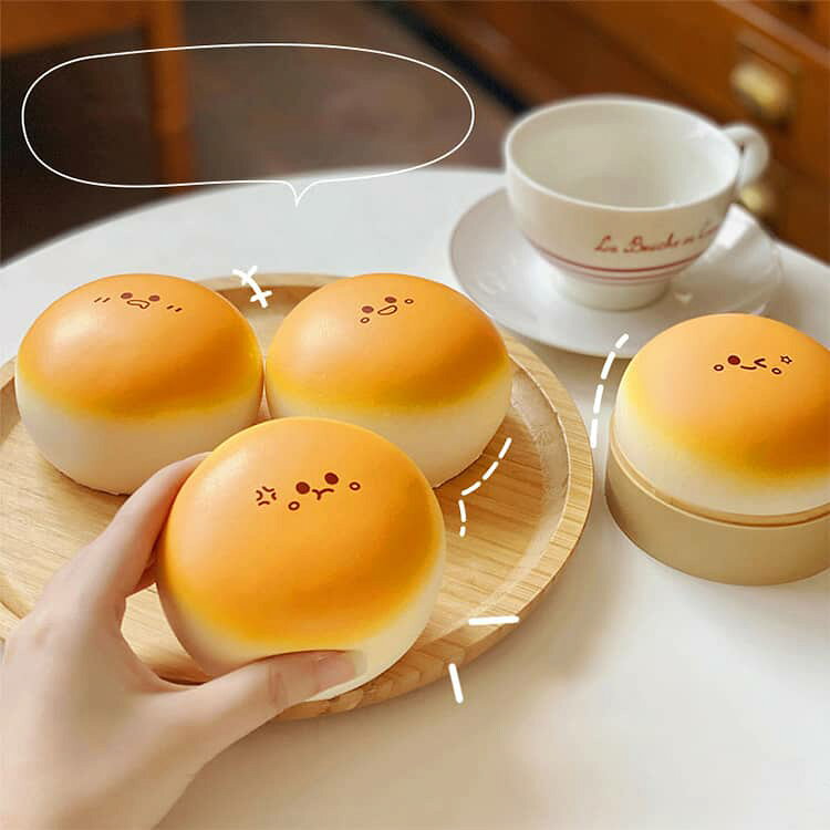 選べる2個セット スクイーズ ぷにぷに 大福 肉球 パン 3D 立体 低反発 ふわふわ おもちゃ DIY もちもち かわいい ぷっくり ぷくぷく ぷにぷに ボンボン 感触 プッシュ キット 神ふわ ストレス解消 子供 こども 減圧 握って遊ぶ リラックス そっくり 癒し 指の運動 anuenue-k-10006316 アヌエヌエ サンプル画像3
