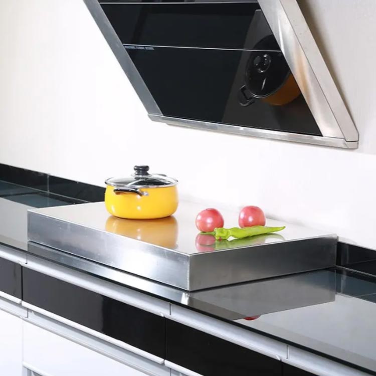 304ステンレス ステンレス 厚さ2.0mm 作業台 コンロカバー ガスコンロカバー キッチン作業台 丈夫 45cm カバー 高7cm コンロ ガスコンロカバー 油はねガード コンロガード