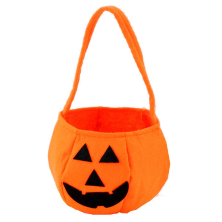 かぼちゃ お得な4個セット！ハロウィン バッグ カボチャバッグ ミニバッグ コスチューム用小物 仮装 お菓子入れバッグ パンプキン バック キャンディ袋 かぼちゃ袋 子供 変装 パーティー