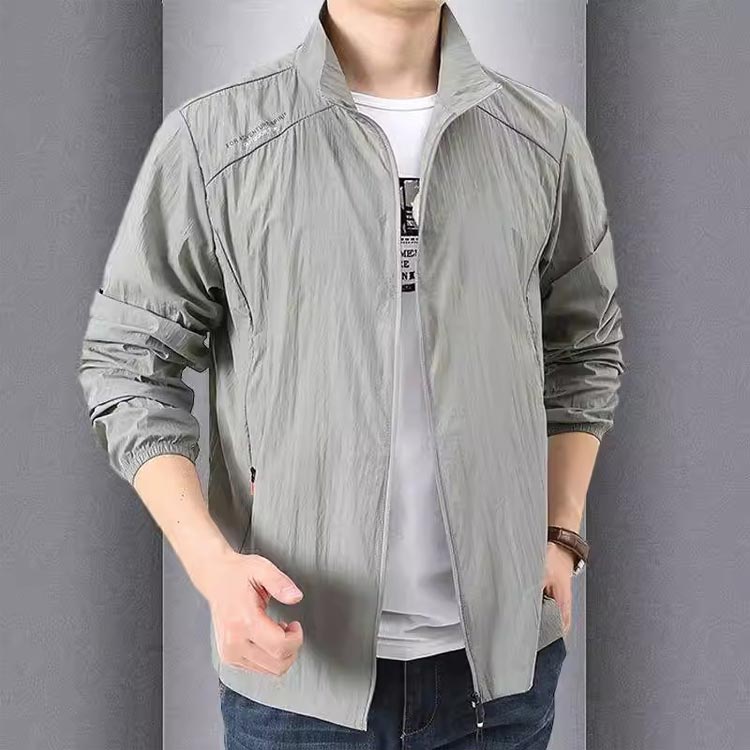 ひんやり 薄手 長袖 ジャケット 涼しい 冷房対策 紫外線対策 メンズ UVパーカー ジ...