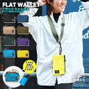 【7/11.2時まで★P10倍!&クーポン有!!】OMCC 財布 Flat Wallet スマホショルダー お財布ショルダー スマホポシェット メンズ レディー...