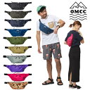 OMCC ウエストポーチ ファニーパック 撥水 軽量 パッカブル コンパクト レディース メンズ ウエストバッグ リップストップナイロン 2WAY 長財布収納可...
