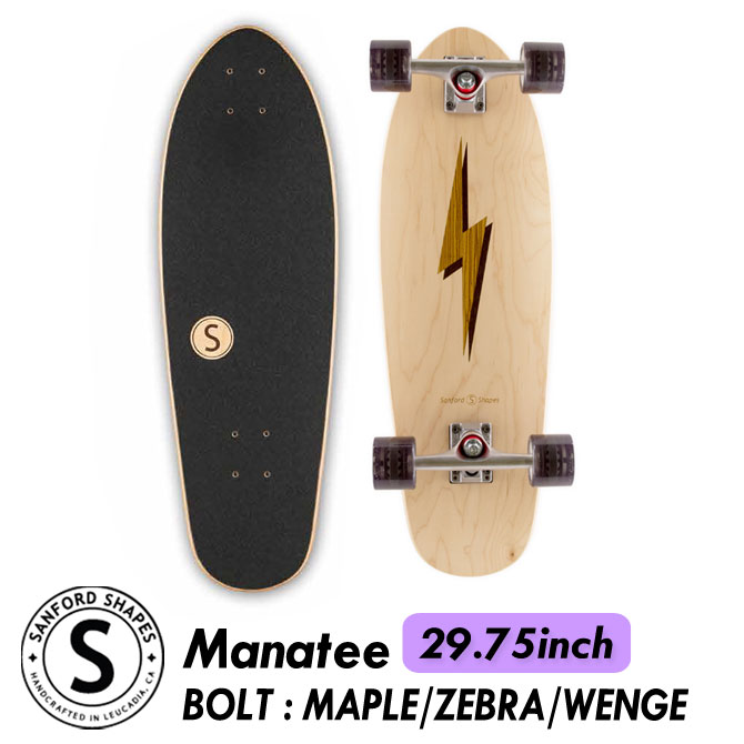 30%OFFۥȥܡ ץ꡼ 롼 skate skateboard complete Sanford Shapes Manatee ޥʥƥ 29.75 ե˥ ޯ ƥꥢ İ  إܡ  ܡ sk8