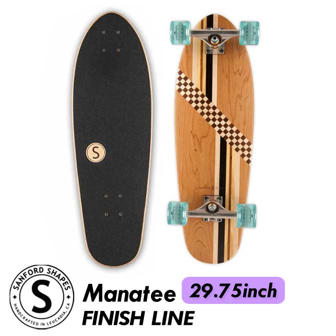 30%OFFۥȥܡ ץ꡼ 롼 skate skateboard complete Sanford Shapes Manatee ޥʥƥ 29.75 ե˥ ޯ ƥꥢ İ  إܡ  ܡ sk8