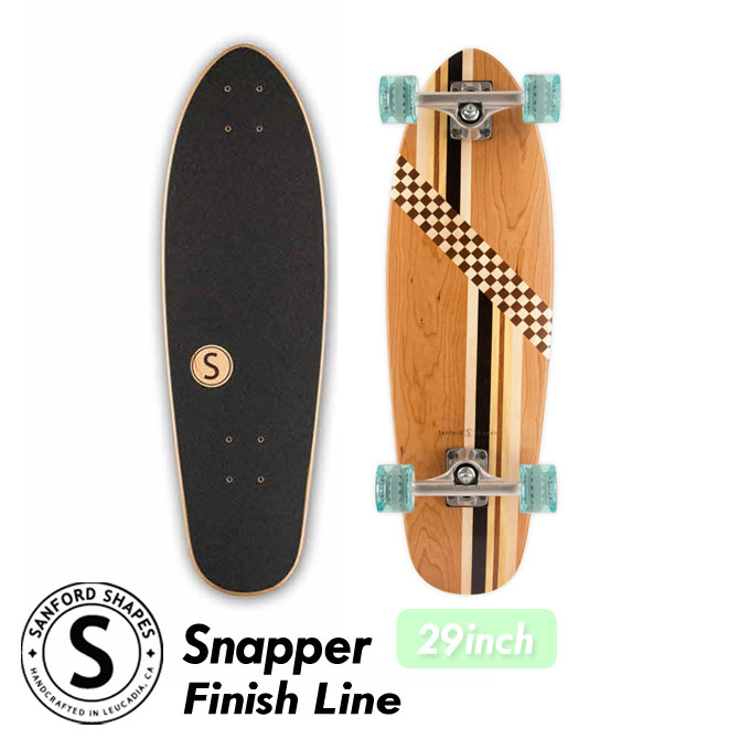30%OFFۥȥܡ ץ꡼ 롼 skate skateboard complete Sanford Shapes Snapper ʥåѡ 29 ե˥ ޯ ƥꥢ İ  إܡ  ܡ sk8