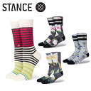 楽天外遊びとファッション雑貨 anuenue【P3倍&クーポン有!!】靴下 STANCE スタンス ソックス ラッピング無料 ステッカープレゼント プチギフト クルーソックス メンズ レディース キッズ おしゃれ 丈夫 耐久性 快適 サーフ スケート インフィニット W546C21 A555A22 A556A21 A555C22