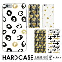 iPhone 16 ケース スマホ ケース ハードタイプ 全機種対応 hardcase モノクロ ブラック black gold Rakuten Mini iP...