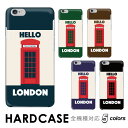 iPhone 16 ケース スマホ ケース ハードタイプ 全機種対応 hardcase ロンドン 公衆電話 London レッド HELLO Rakuten M...