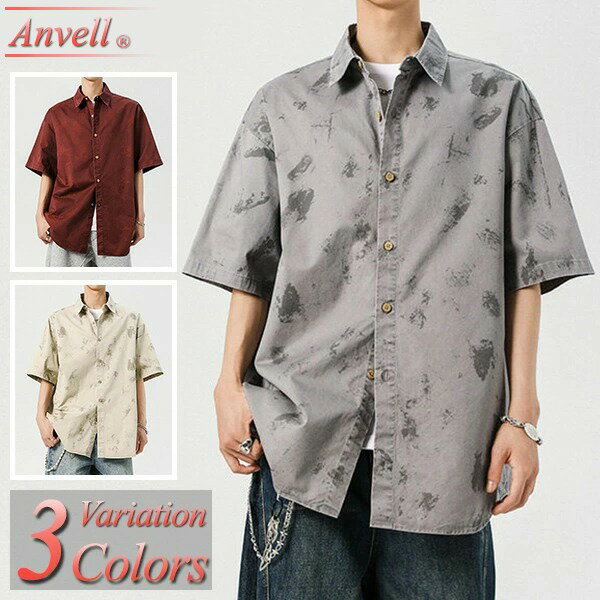 Rakuten - 【SALE】シャツ メンズ 半袖 春 夏 秋 カジュアルシャツ メンズシャツ セール 安い おしゃれ 大きいサイズも充実【Men’s 半袖シャツ特集】バナーから↓