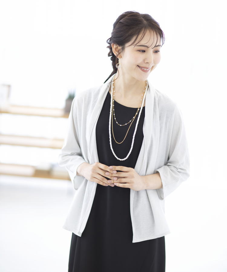 (秋冬再入荷)カーディガン レディース 薄手 ボレロ 結婚式 長袖 セミフォーマル ブラックフォーマル パーティードレス 大きめ お呼ばれ UVカット 体形カバ...