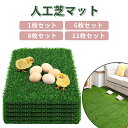 人工芝 パネル 人工芝マット 芝生 芝丈 25mm 30X30cm 1枚/6枚/8枚/12枚/セット 産卵用マット 犬マット ペットマット ベランダ タイル 人工芝生 リアル 芝生 高密度 透水性 オフィス 家庭 商業施設 庭 ベランダ 【送料無料】