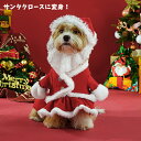 クリスマス ペット服 2点セット 猫服 犬服 クリスマス衣装 犬の服 小型犬 ペットウェア サンタクロース サンタ コスプレ 魔法 撮影 コスチューム ペット用...