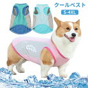 クールベスト 犬用 猫 ペット S～4XL 熱中症対策 ひんやりベスト 冷感犬服 冷却服 暑さ対策 ペット用 犬服 ドッグウェア ウェア 小型犬 中型犬 接触冷感 冷却 着せやすい 熱射病予防 真夏 夏 猛暑対策 快適 着脱簡単 通気 汗吸収 犬猫兼用 ペット用品