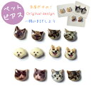オーダーメイド ペット ピアス 金属アレルギー対応 シンプル 1cm 1ペア 2個セット 両耳用 イヤークリップ イヤリング 銀 プラスチック レディース メン...
