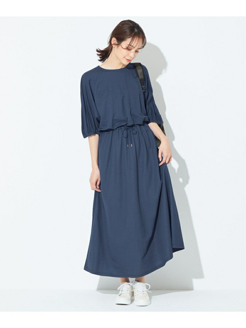 【SALE／30%OFF】【洗える】ナチュラルワッシャー ワンピース any FAM エニィファム ワンピース シャツワンピース ブルー グレー ブラウン【RBA_E】【送料無料】[Rakuten Fashion]のサムネイル