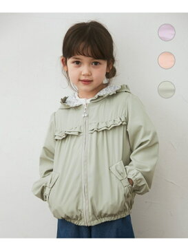 【SALE／30%OFF】リバーシブルフリルブルゾン any FAM KIDS エニィファム コート/ジャケット ブルゾン ピンク パープル【RBA_E】[Rakuten Fashion]