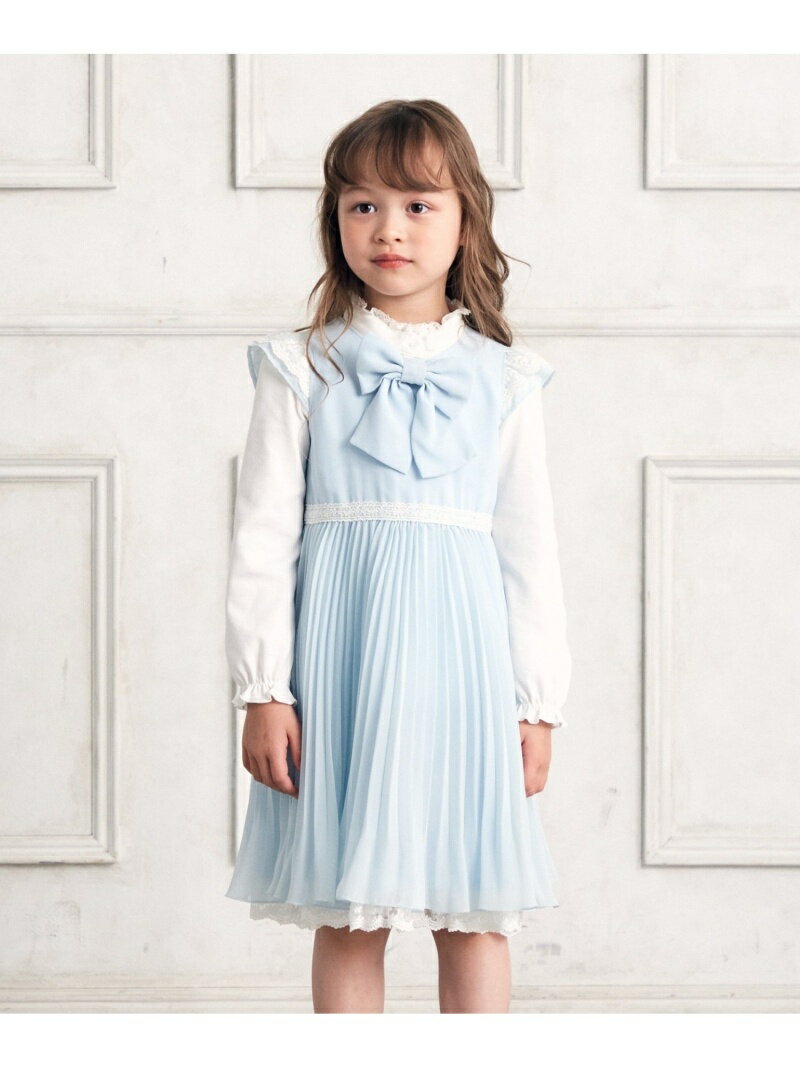 楽天市場 Sale 50 Off 100 130cm シフォンプリーツ ワンピース Any Fam Kids エニィファム ワンピース ワンピースその他 ブルー ネイビー Rba E 送料無料 Rakuten Fashion Any Fam