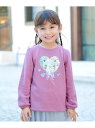 【SALE/30%OFF】裏シャギーミラクルスパンコールトレーナー any FAM KIDS エニィファム トップス スウェット・トレーナー ベージュ ピンク ...
