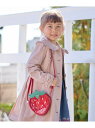 楽天any FAMフルーツ シャラシャラ ポシェット any FAM KIDS エニィファム バッグ ショルダーバッグ レッド[Rakuten Fashion]