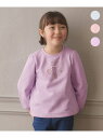 【SALE/30%OFF】【らくっトレーナー】裏毛 ネックレス トレーナー any FAM KIDS エニィファム トップス スウェット・トレーナー パープル ...
