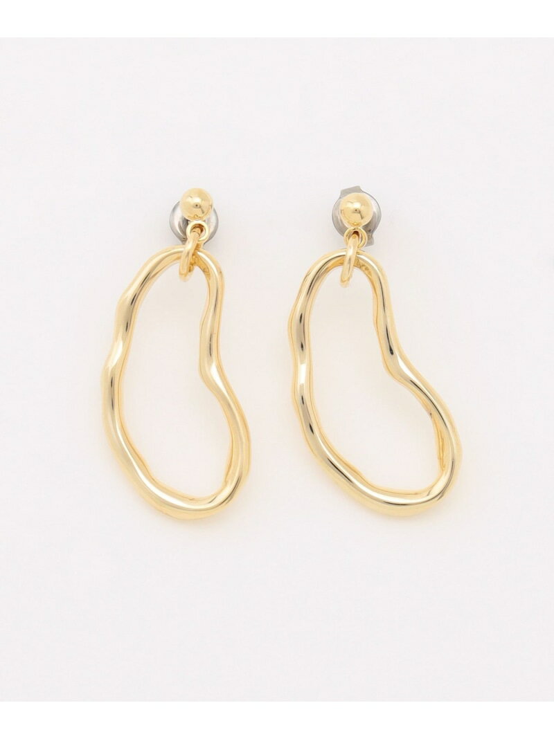 【WEB限定】メタルリングピアス(両耳用) ANY エニィ アクセサリー・腕時計 ピアス[Rakuten Fashion]