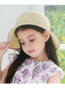 【SALE/50%OFF】リボン ブレード ハット any FAM KIDS エニィファム 帽子 ハット ピンク ベージュ【RBA_E】[Rakuten Fas...