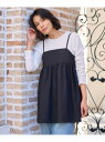 【SALE/30%OFF】【セットアイテム】キャミソール*プルオーバーセット any FAM エニィファム トップス その他のトップス ブラック【RBA_E】【...