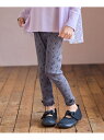 【SALE/30%OFF】テレコレギンス any FAM KIDS エニィファム 靴下・レッグウェア レギンス・スパッツ グレー ピンク【RBA_E】[Raku...