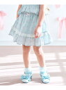フラワー×リボン スカパン any FAM KIDS エニィファム スカート ロング・マキシスカート グリーン ネイビー【送料無料】[Rakuten Fashi...