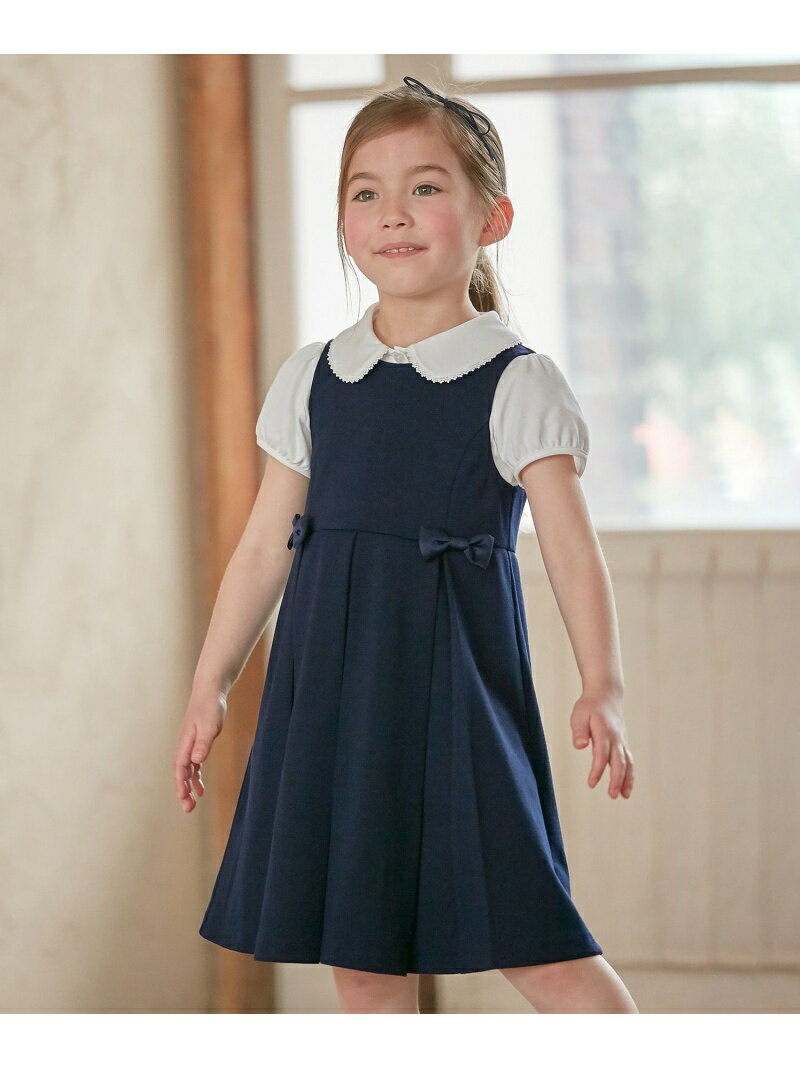ジャンパースカート ANY KIDS エニィ ワンピース・ドレス ワンピース ネイビー【送料無料】[Rakuten Fa..