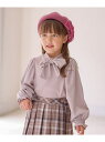 【SALE/30%OFF】リボン ボウタイ付き カットソー ANY KIDS エニィ トップス カットソー・Tシャツ ベージュ ピンク【RBA_E】[Rakut...