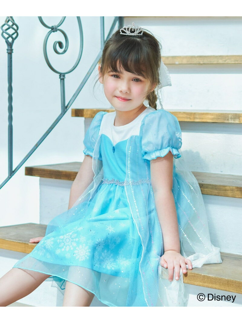 【ディズニープリンセス/フローズン】なりきりワンピース any FAM KIDS エニィファム ワンピース・ドレス ワンピース パープル ブルー【送料無料】[Rakuten Fashion]のサムネイル