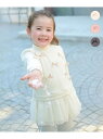 【SALE/30%OFF】ふくれジャガードリボンチュニック any FAM KIDS エニィファム トップス スウェット・トレーナー グレー ベージュ ピンク【...