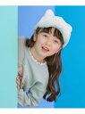 【SALE／30%OFF】ネコ耳付き ファー キャップ any FAM KIDS エニィファム 帽子 キャップ ホワイト【RBA_E】[Rakuten Fashion]