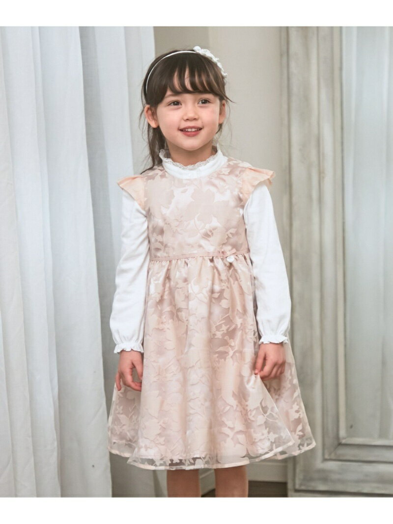 Any Fam 値頃 キッズ ワンピース エニィファム Kids ピンク Fashion 透かし花柄 ワンピースその他 ネイビー Rakuten