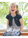 【SALE/30%OFF】半袖 ボレロ any FAM KIDS エニィファム トップス カーディガン ホワイト ネイビー【RBA_E】[Rakuten Fas...