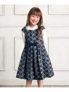 [Rakuten Fashion]mamagirl掲載【100~130?】セレモニーレースワンピース any FAM KIDS エニィファム ワンピース ワンピースその他 ネイビー パープル【送料無料】