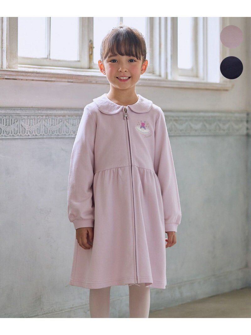 【SALE／20%OFF】ジップアップワンピース ANY KIDS エニィ ワンピース・ドレス ワンピース パープル ネ..