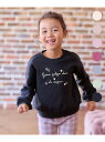 【WEB限定】7days 裏毛 トレーナー any FAM KIDS エニィファム トップス スウェット・トレーナー ピンク パープル グリーン ネイビー ベー...