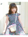 【SALE/30%OFF】ペーパー ポシェット any FAM KIDS エニィファム バッグ ショルダーバッグ ベージュ パープル【RBA_E】[Rakute...